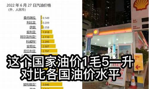 汽油价钱国家对比-汽油价格国家排行